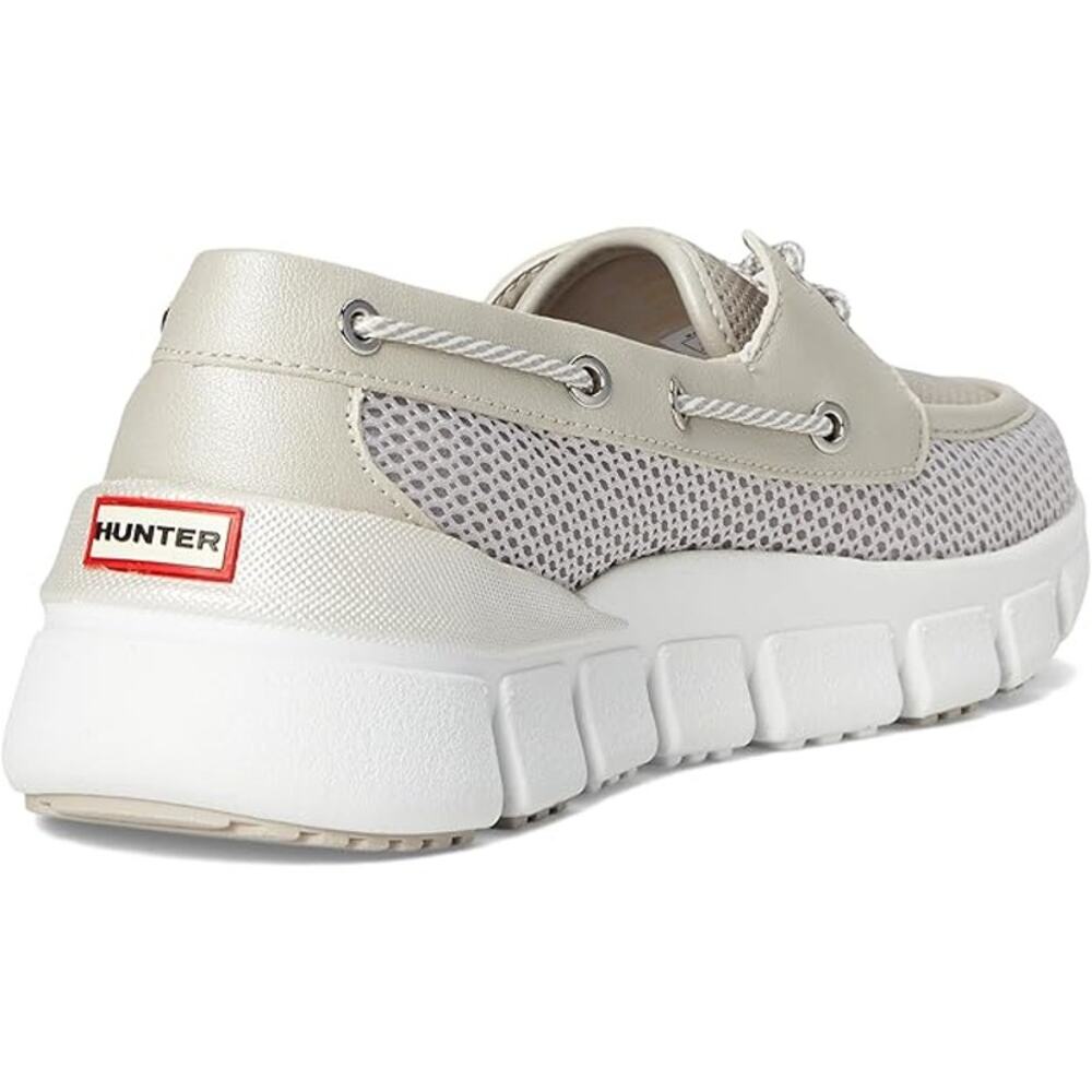 Hunter Women's Sasa Boat Shoe in Silvery Gry/Mesh Size 9 NWT - Picture 3 of 7